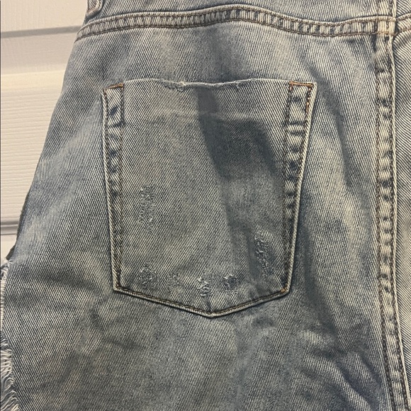 One Teaspoon Light Blue Denim Shorts - Picture 8 of 9